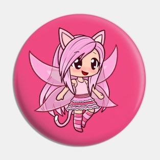 Pink Gacha Fairy - Cute Anime Pin