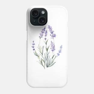 Watercolor Lavender Phone Case