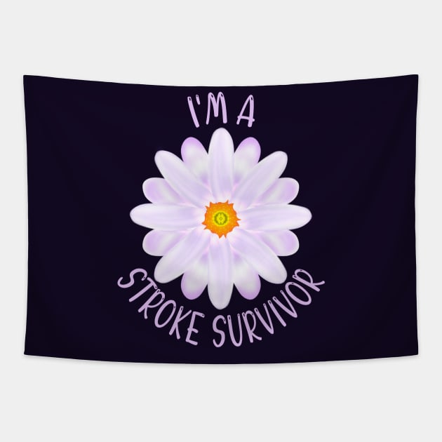 I'm A Stroke Survivor Tapestry by MoMido