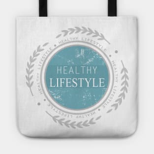 Healthy Lifestyle (blue) Tote