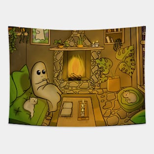 Cozy Ghost Tapestry