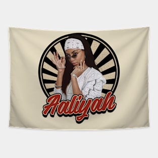 Vintage 80s Aaliyah Tapestry