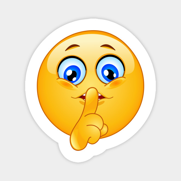Hush Emoji Emoji Magnet Teepublic