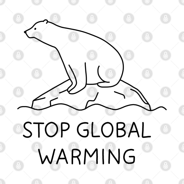 Global Warming - Polar bear by valentinahramov