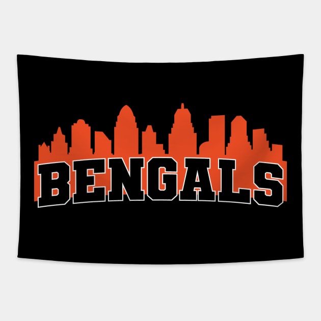 Bengals Tapestry by Nagorniak