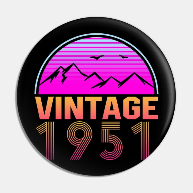 vintage 1951 Pin by Utopia Art & Illustration