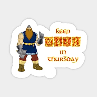 Thor's Day Magnet