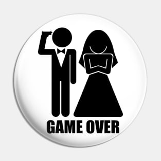 GAME OVER Pin