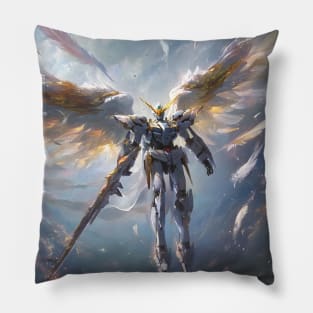 Winged Warriors: Gundam Wing, Mecha Epic, and Anime-Manga Legacy Unleashed Pillow