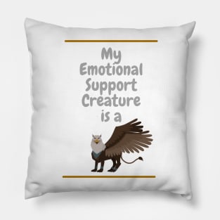 My Emotional Support Creature is a Griffin Pillow