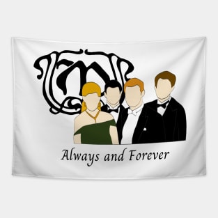 always and forever mikaelson ball the originals klaus elijah rebekah kol mikaelson crest Tapestry