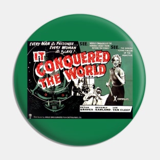 Classic Sci-Fi Movie Lobby Card - It Conquered the World Pin