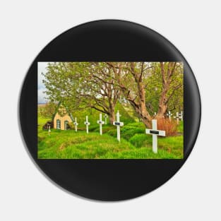 Hof Turf Church & Cemetery Pin