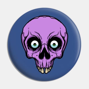 Purple Skull Pin