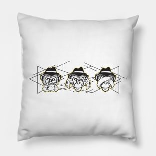 Monkey Head Pillow