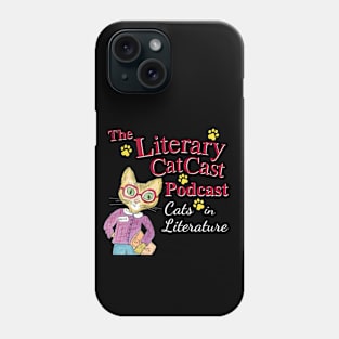 The Literary Catcast Podcast Phone Case