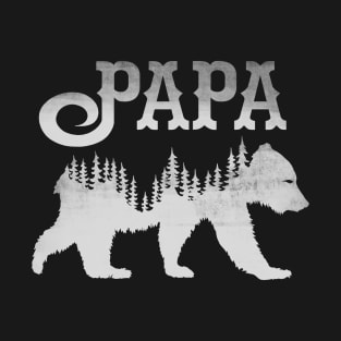 Papa Bear (White) T-Shirt