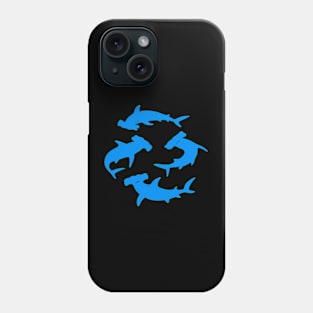 School Of Hammerhead Sharks Phone Case