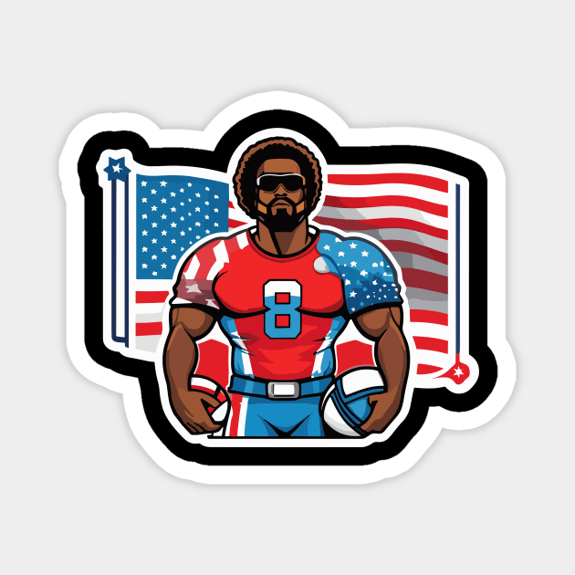 USA RUGBY Magnet by abdellahyousra