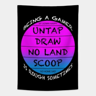 Being A Gamer Is Rough Sometimes Pink Tapestry