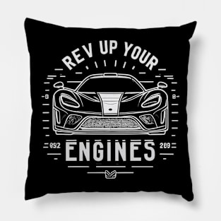 Rev Up Your Engines Pillow