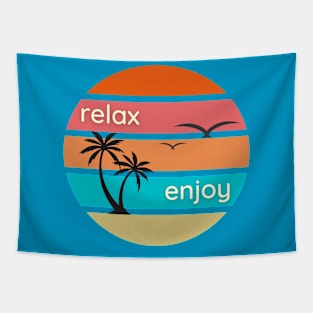 Relax Enjoy Tapestry