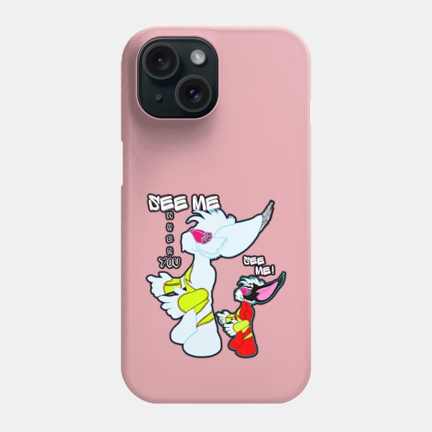 SEE ME when you SEE ME Phone Case by Taz Maz Design