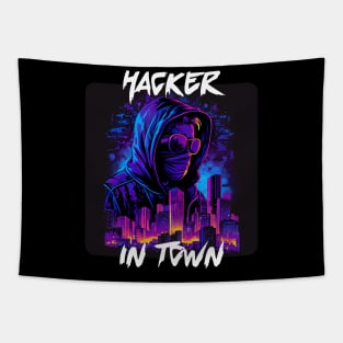 Hacker in Town 3 Tapestry