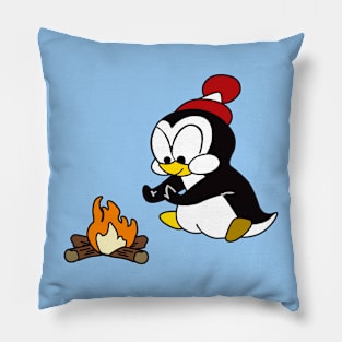 Chilly Willy Woodfire - Woody Woodpecker Pillow