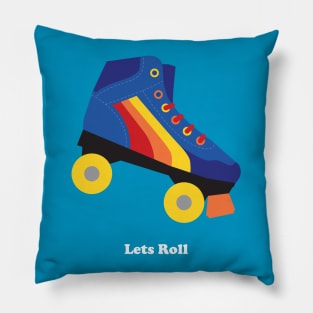 Rollerskate with text Pillow