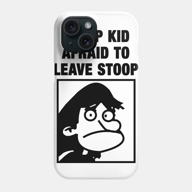 Stoop Kid Afraid To Leave Stoop - Hey Arnold, Nickelodeon, The Splat Phone Case by 90sBlock