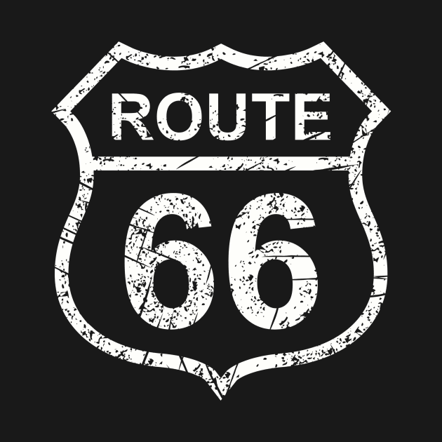 Vintage Style Iconic Route 66 Tee - Nostalgic Highway Sign Design - Casual Travel Wear - Great Gift for Road Trippers by TeeGeek Boutique