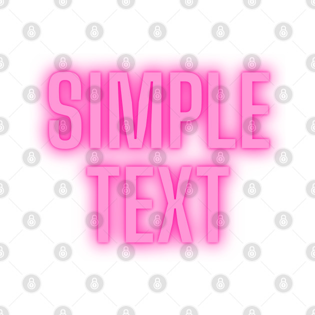 Simple Text by XHertz