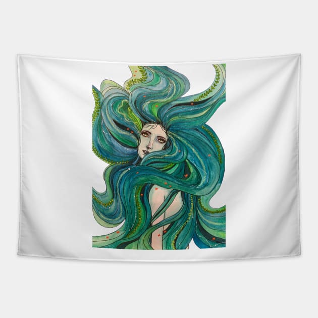 Deep sea secrets Tapestry by Whettpaint