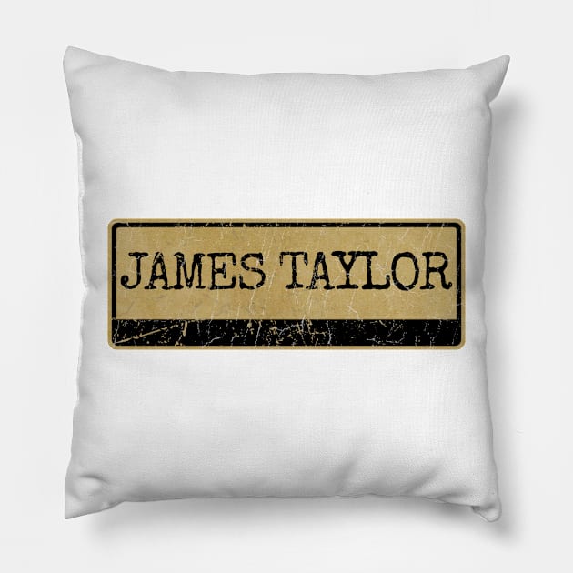James Taylor Pillow by Aliska