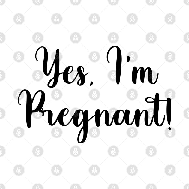 yes I'm pregnant! by LizzyizzyDesign