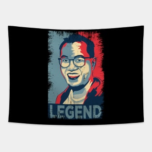 AKIRA TORIYAMA : LEGEND OBAMA STYLE (GRUNGE) Tapestry