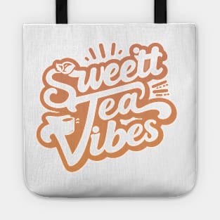 Funny sweet tea quote with a vintage look for women and girls iced tea lovers Tote