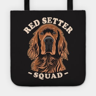 Irish Red Setter Squad Tote