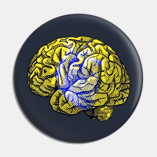 Brain&Heart Interactive Yellow&Blue Filter T-Shirt By Red&Blue Pin