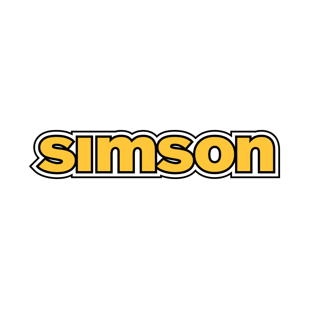 Simson logo (yellow) by GetThatCar