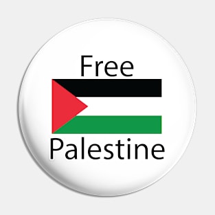 Free Palestine Pin