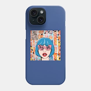 Dope Pop Art Girl - The Beat On The Street - Pop Art Ave Phone Case