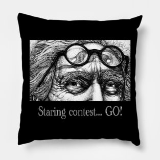 Staring Contest Pillow