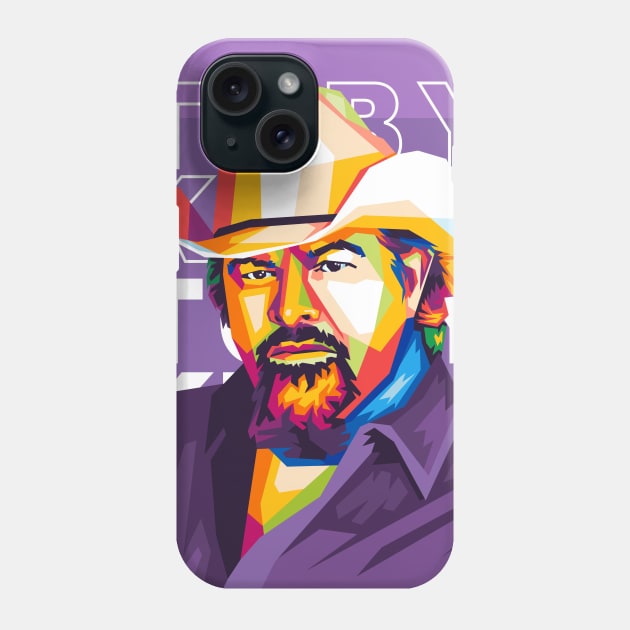 toby keith Phone Case by cool pop art house