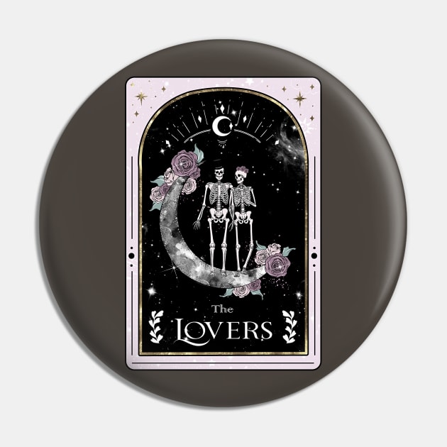 The Lovers Tarot Card Pin by Occult Obsessions