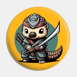 Warrior Pangolin Pin