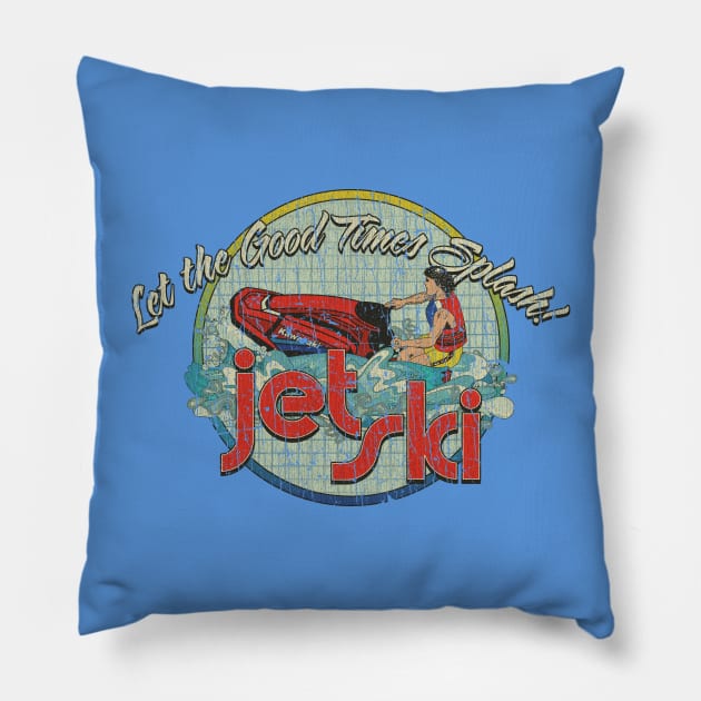 Let The Good Times Splash 1985 Pillow by JCD666