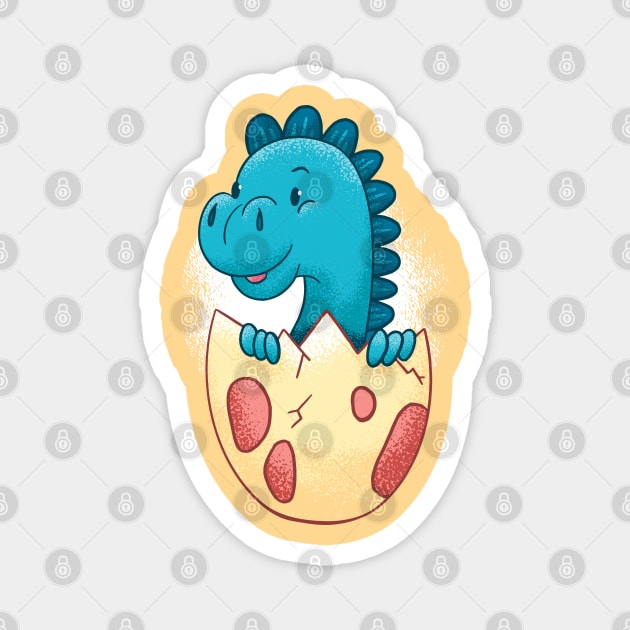 Baby Dinosaur Magnet by LR_Collections