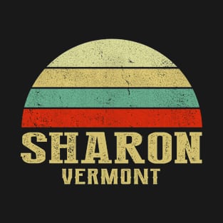 SHARON VERMONT Vintage Retro Sunset T-Shirt